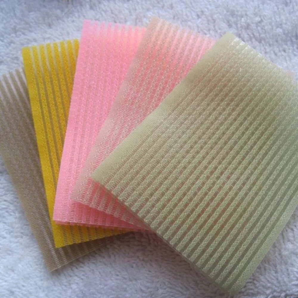 Self Holding Hook & Loop Squares Secure Hair for Make Up Straightening Squares